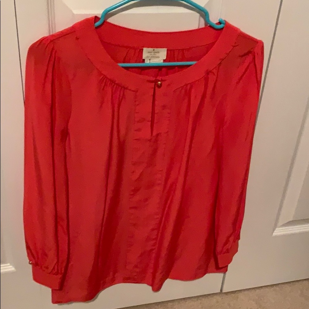 Kate Spade blouse in coral